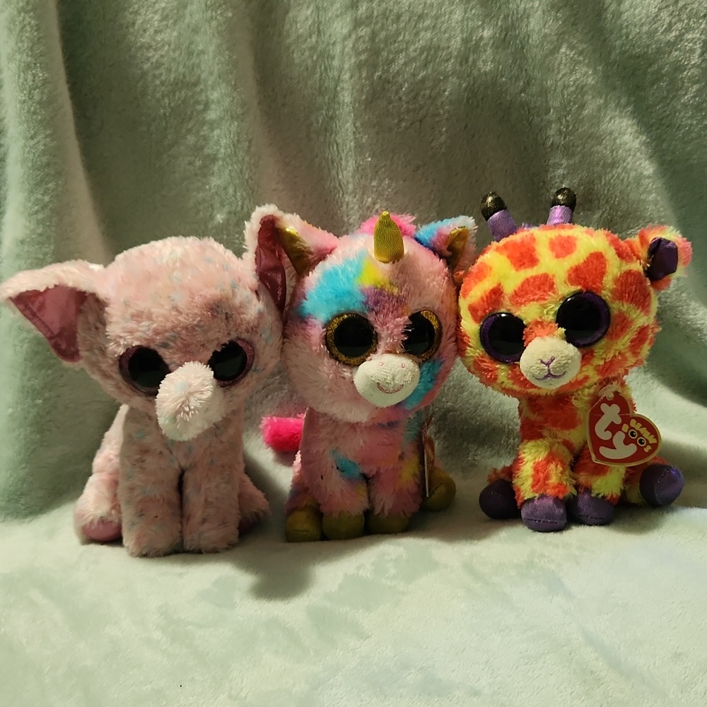 3 ty beanie boos